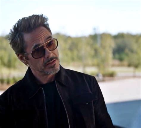 Tony Stark aka Iron Man presents his Tom Ford sunglasses